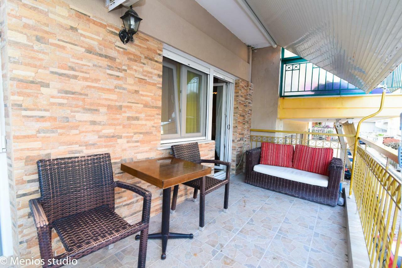 Menios Apartments And Studios Nea Kallikrateia Экстерьер фото
